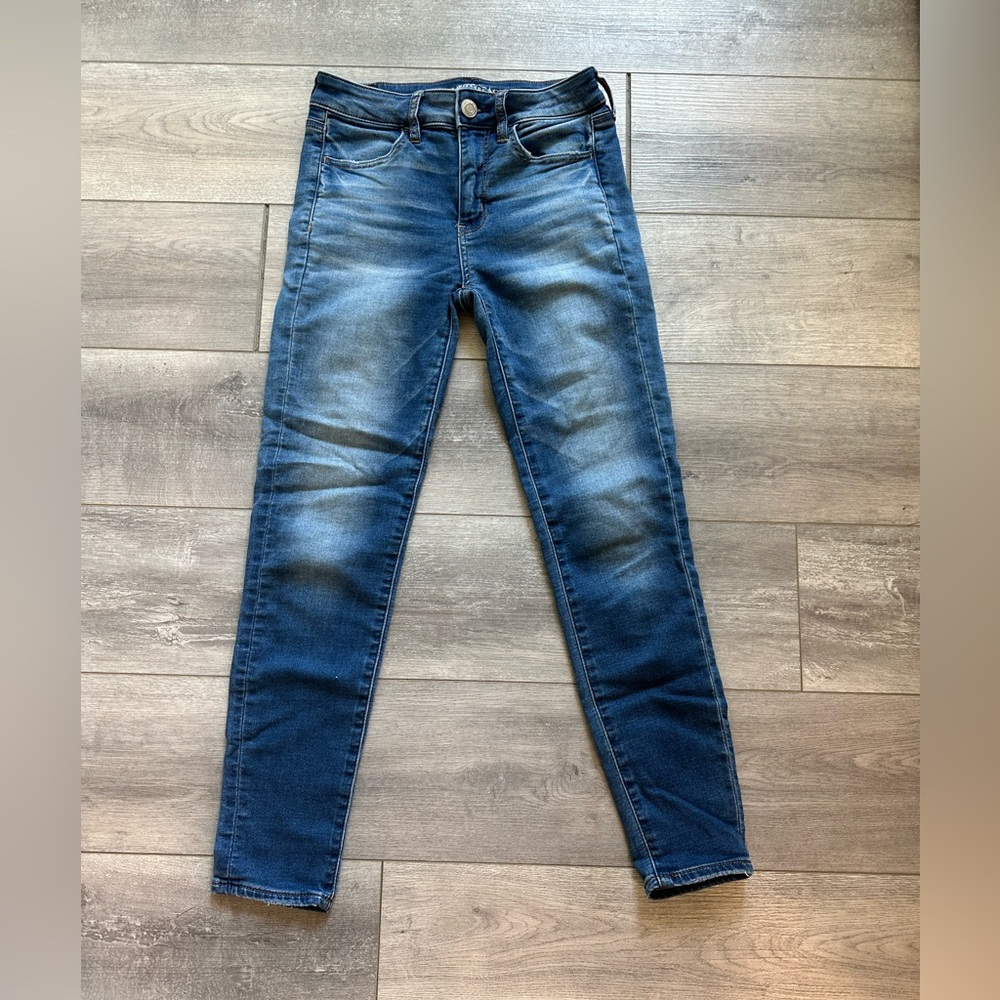 American Eagle HI-Rise Jegging Crop Womens Size 2